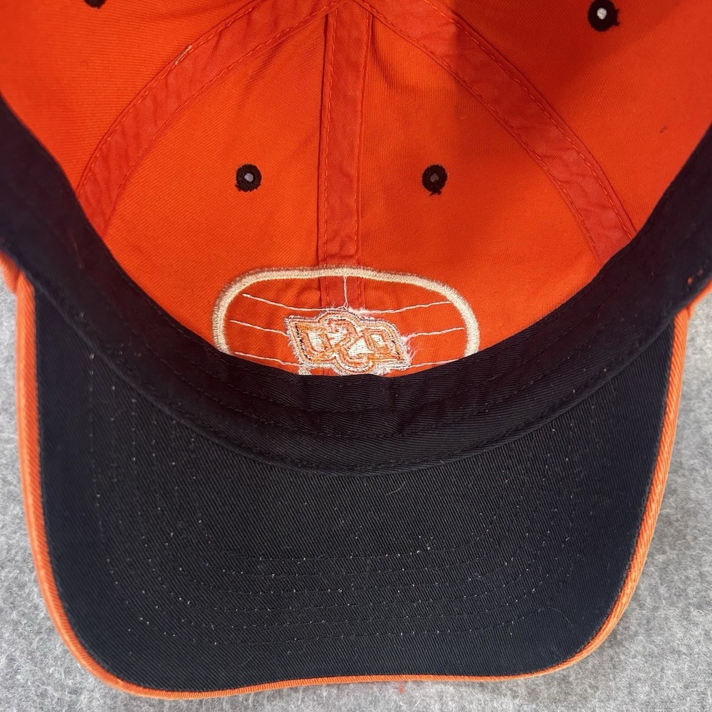 Vintage Y2K Oklahoma State Cowboys OSU Strapback Hat Orange Cap - Picture 11 of 11